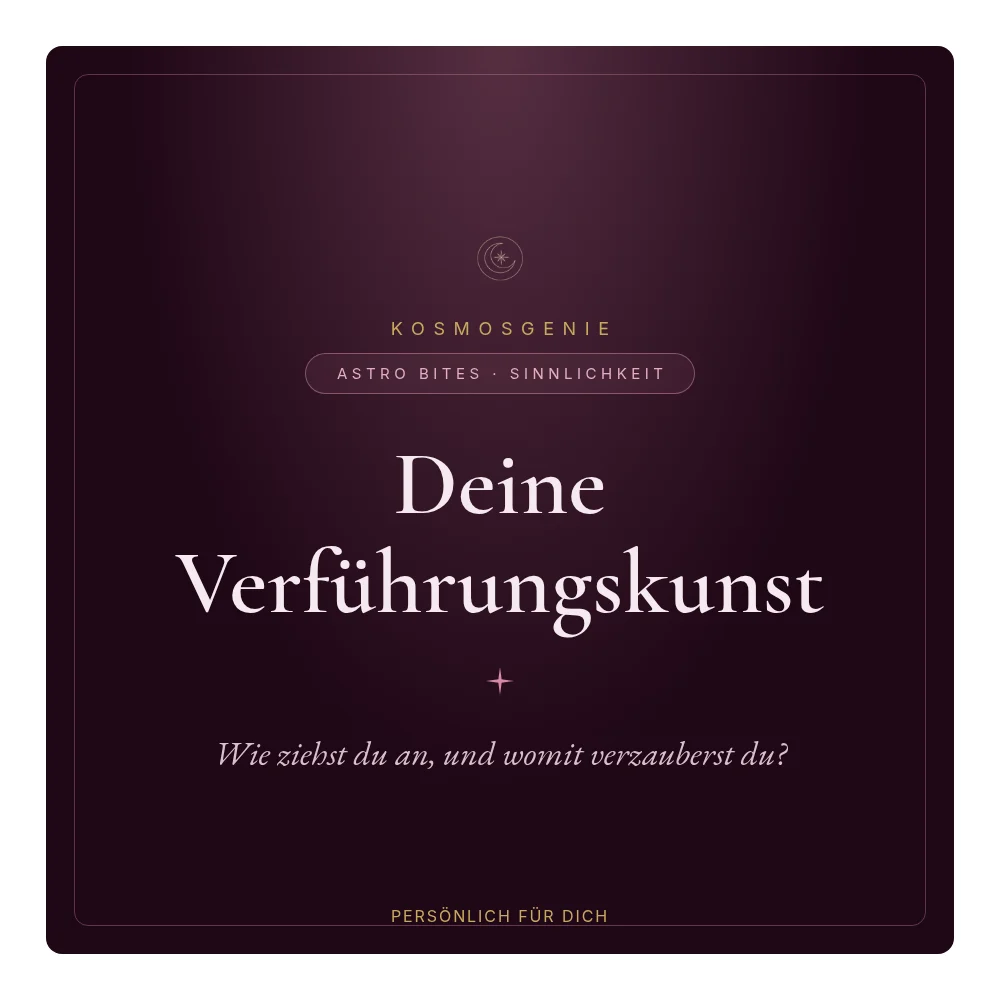 Verführungskunst