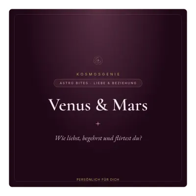Venus & Mars - Astro Bite von KosmosGenie
