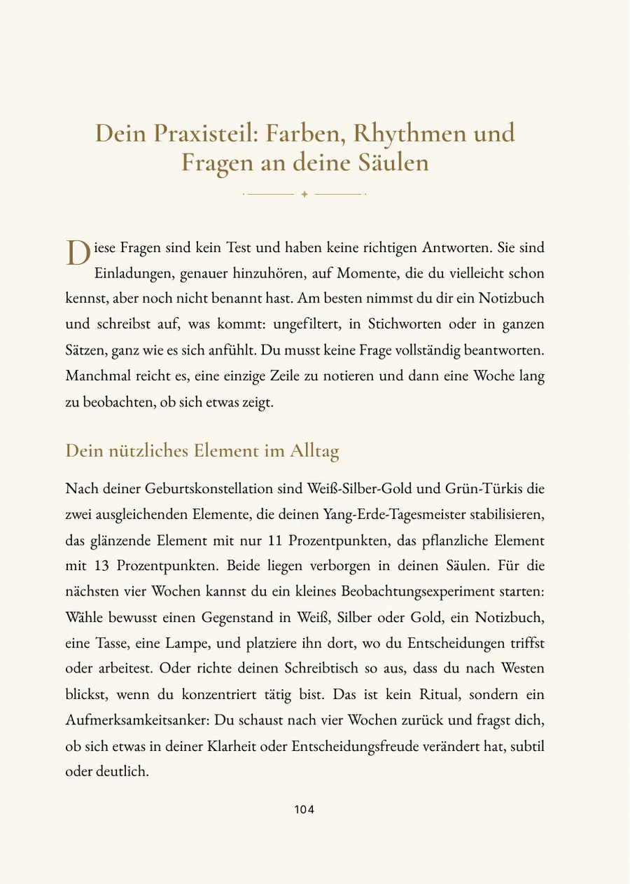 Chinesisches Horoskop: Praxisteil mit Fragen