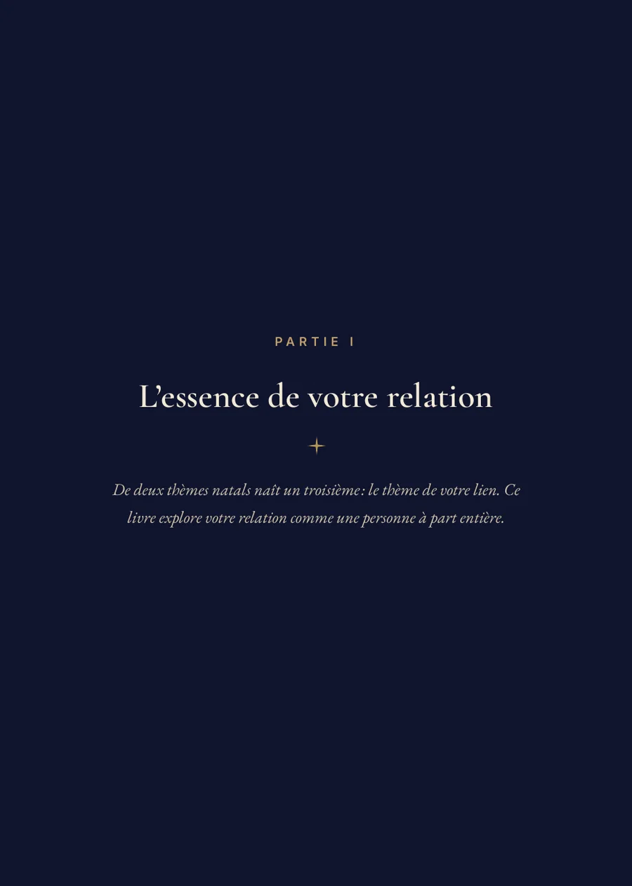 Livre du thème composite, Page de séparation, partie I