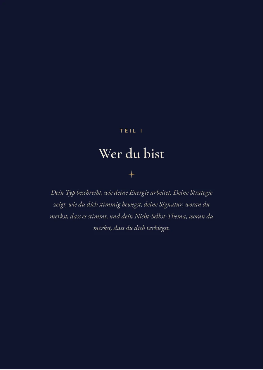 Human Design: Trennseite Teil I