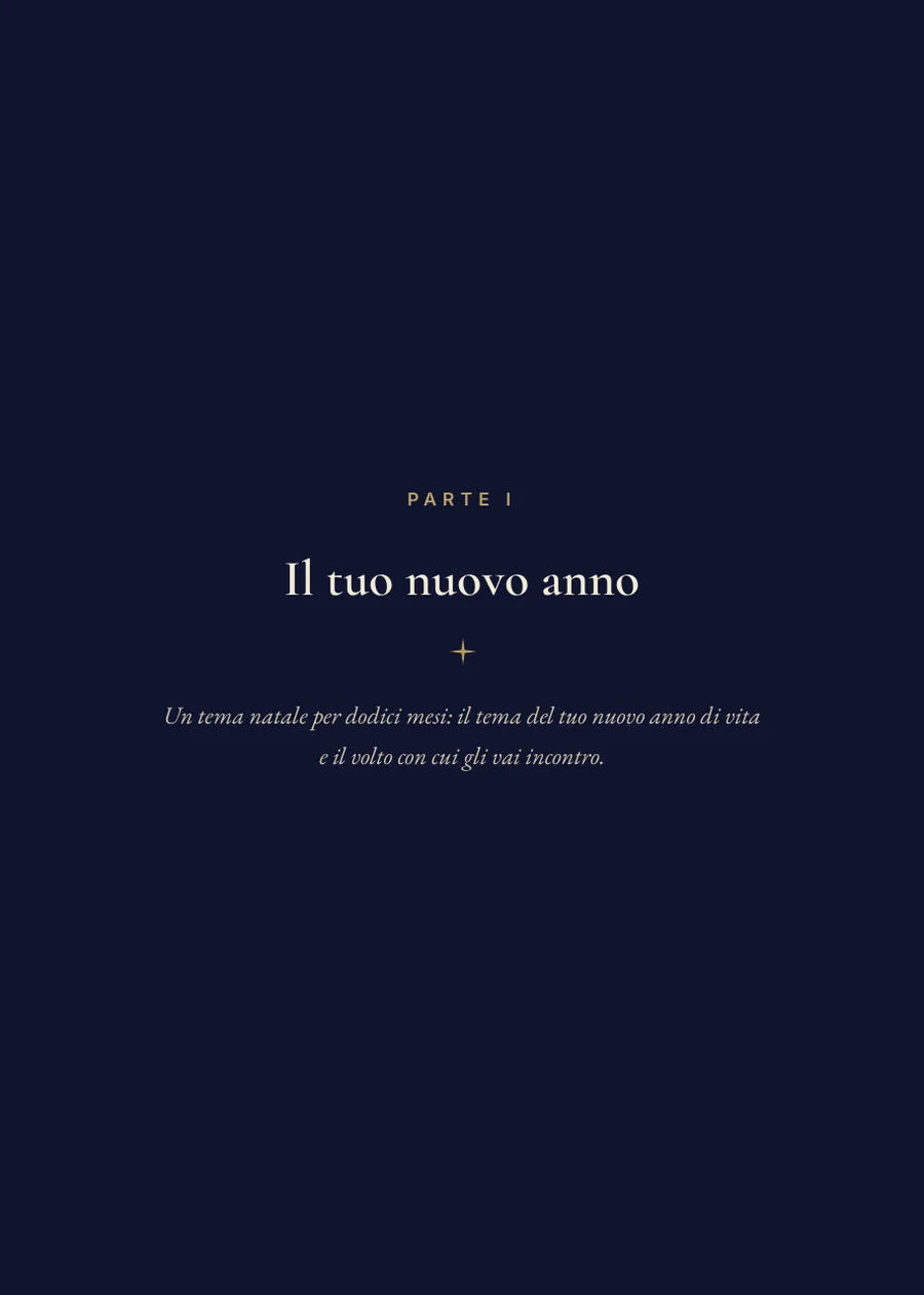 Libro della rivoluzione solare, Pagina di separazione Parte I