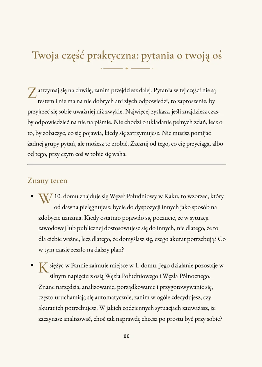 Księga węzłów księżycowych: część praktyczna z pytaniami