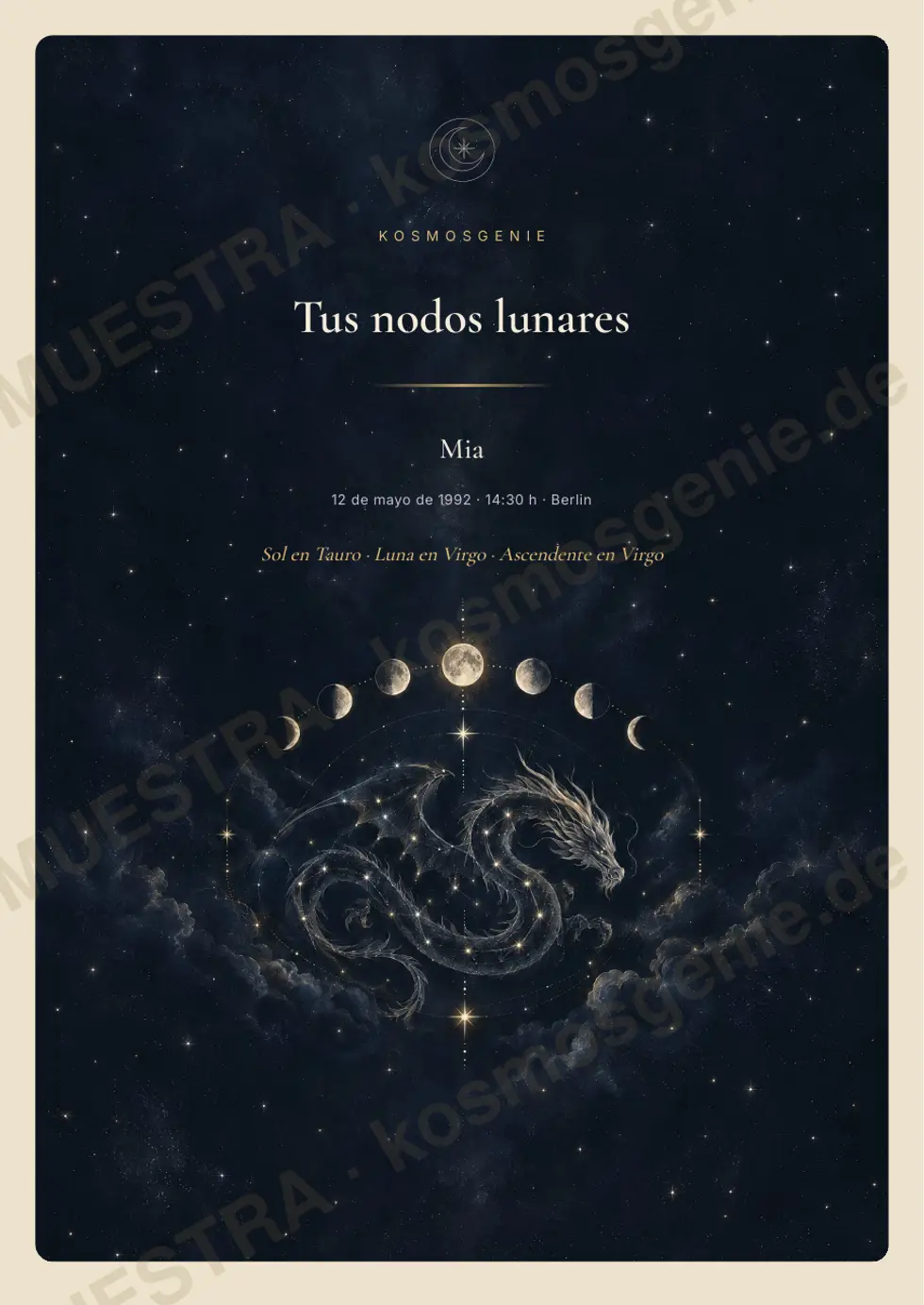 Libro de los Nodos Lunares, página de muestra 1 de 63