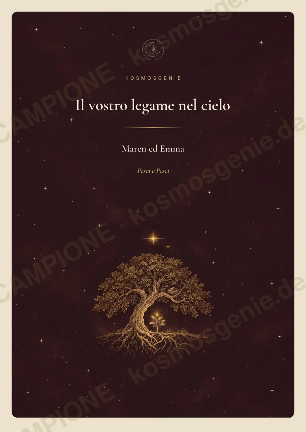 Libro dell'oroscopo tra genitori e figli, pagina di esempio 1 di 62