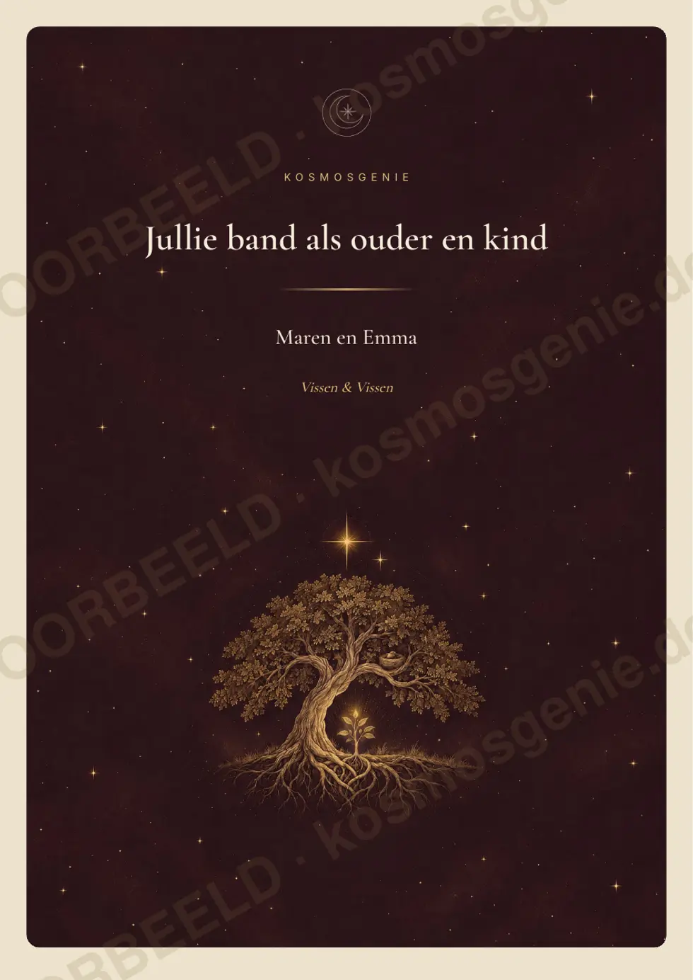 Ouder-kindhoroscoopboek, voorbeeldpagina 1 van 64