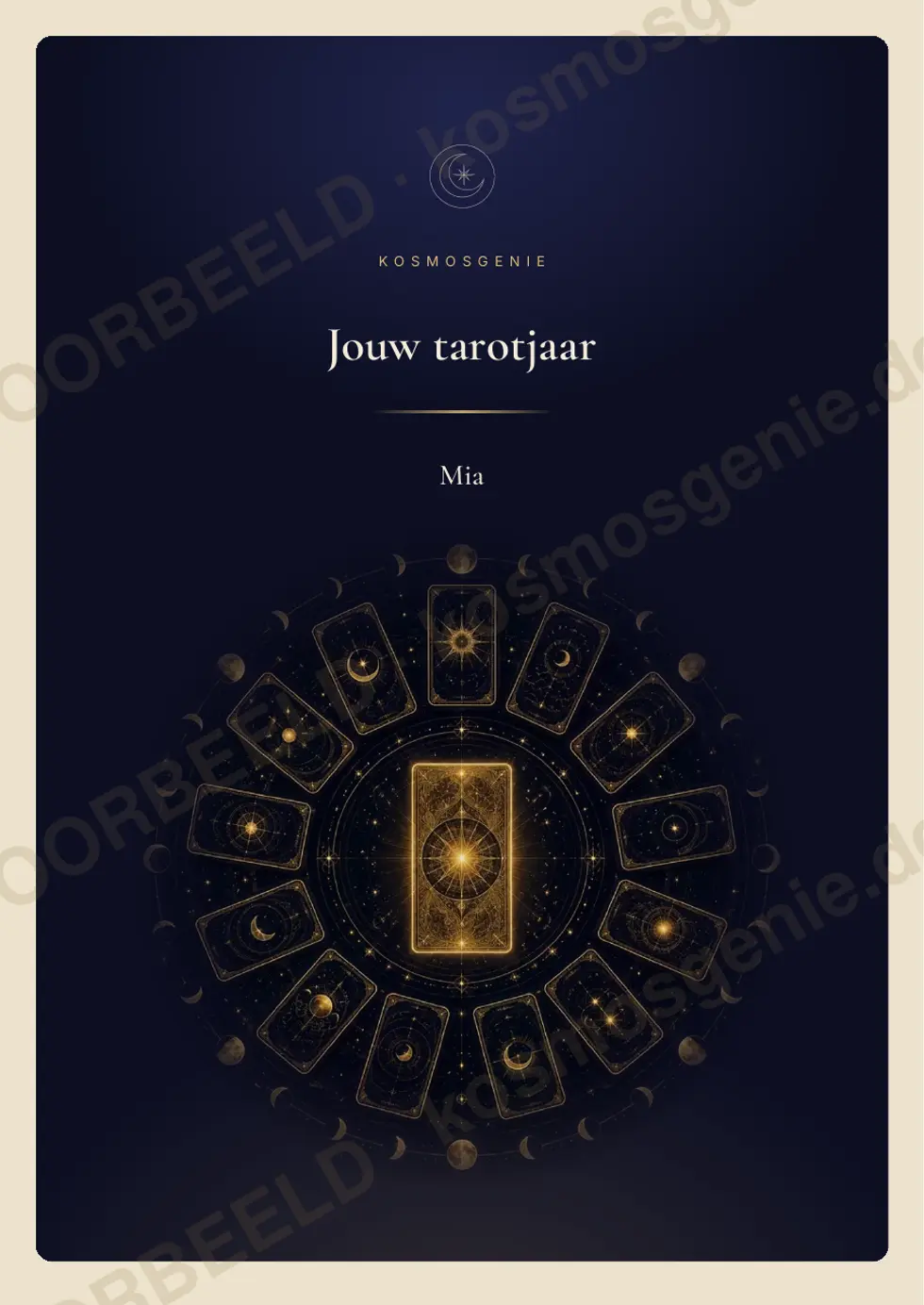 Tarotjaarboek, voorbeeldpagina 1 van 62