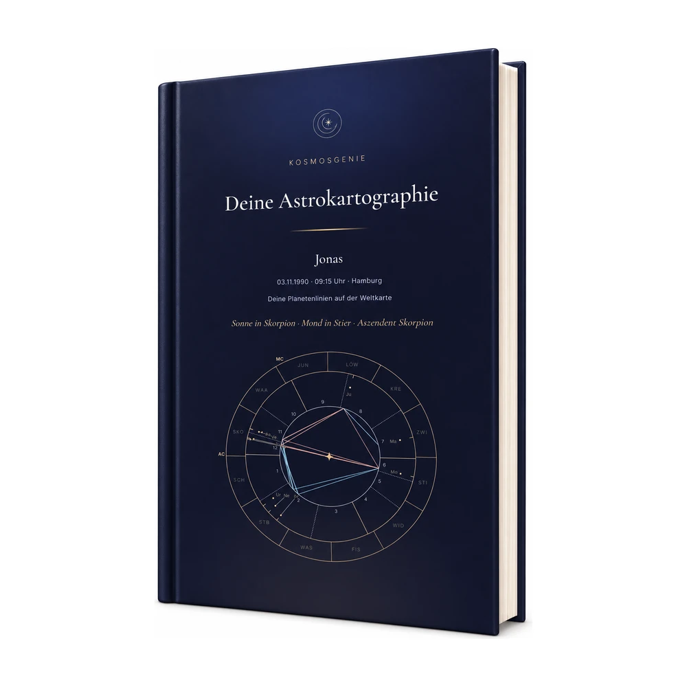 Astrokartographie: deine Planetenlinien - Produktbild