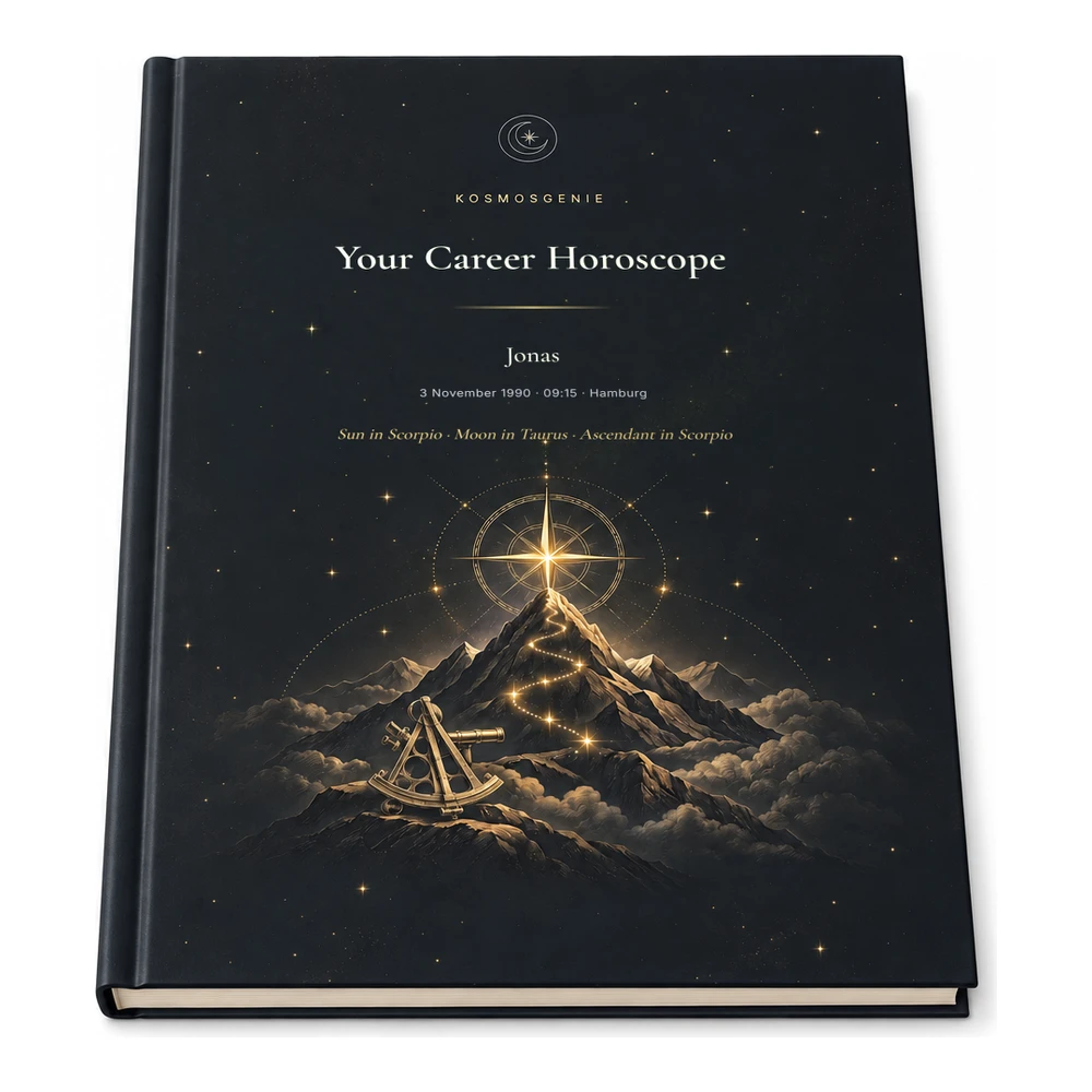 Career Horoscope Book: Career & Talents as a premium book, lying flat