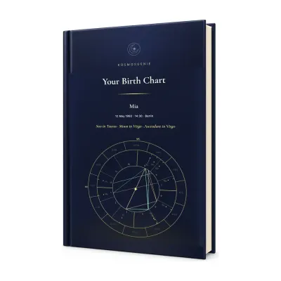 Birth Chart Book, Cover with star wheel