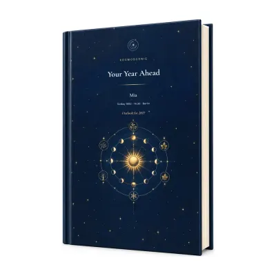 Yearly Horoscope 2027 as a personal book, cover