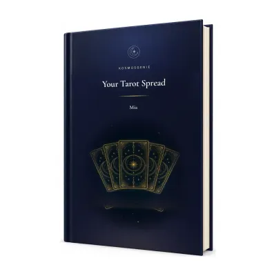 Tarot Spread Book as a personal book, cover