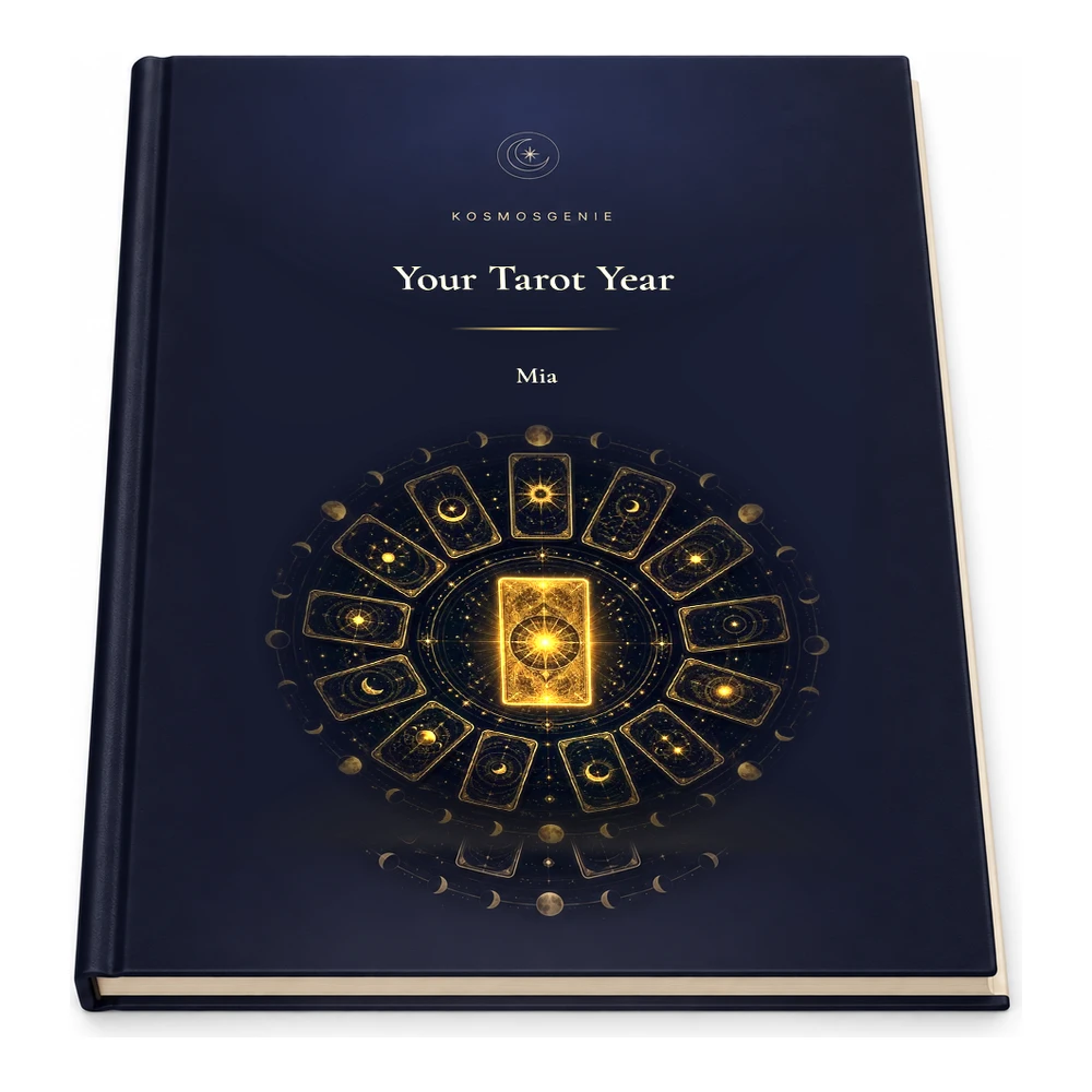 Tarot Year Book as a Premium book, lying flat