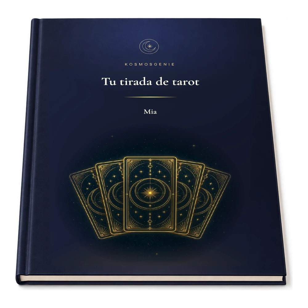 Libro de la tirada de tarot en versión Premium, visto desde arriba