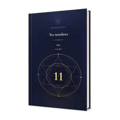 Interprétation numérologique sous forme de livre personnalisé - couverture