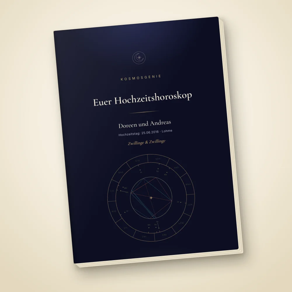 Hochzeitshoroskop – Produktbild