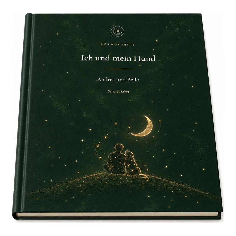 Ich und mein Hund als Premium Buch, flach liegend