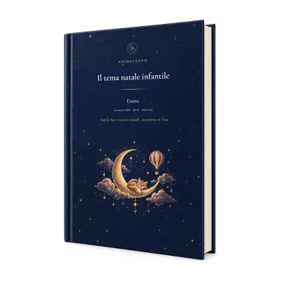 Libro del tema natale del bambino: copertina