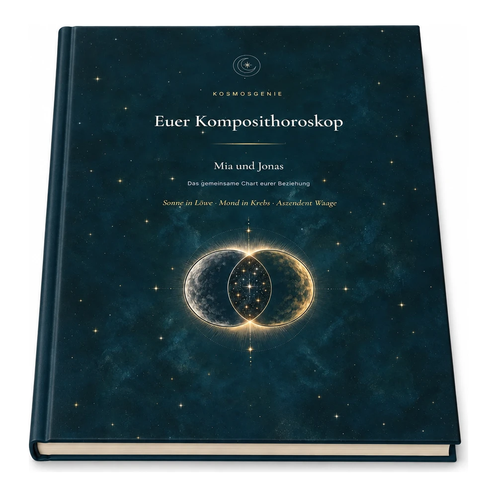 Komposithoroskop als Premium Buch, flach liegend