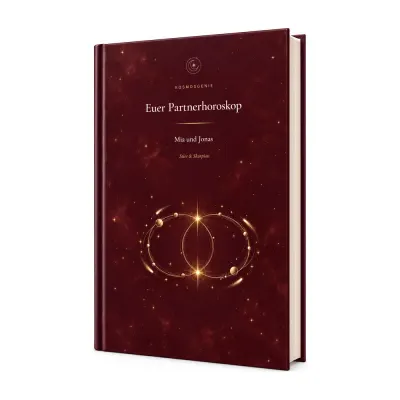Partnerhoroskop als persönliches Buch - Cover für zwei