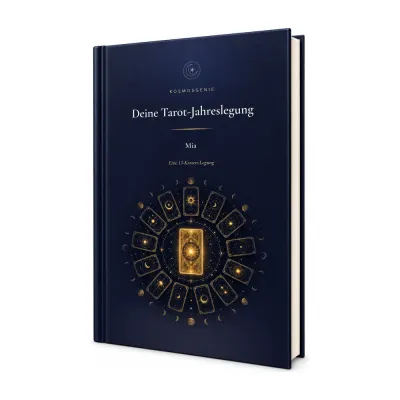Tarot-Jahreslegung als persönliches Buch - Cover
